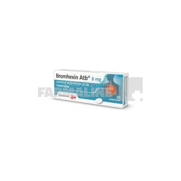 Bromhexin 8 mg 20 comprimate