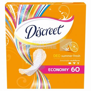 Discreet Deo Summer Fresh Absorbante zilnice 60 bucati