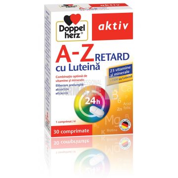 Doppelherz Aktiv A-Z Retard cu luteina 30 comprimate