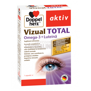 Doppelherz Aktiv Vizual Total Omega 3 + Luteina 30 capsule