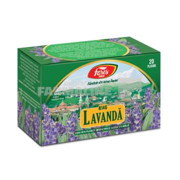 Fares Ceai de Lavanda 20 plicuri