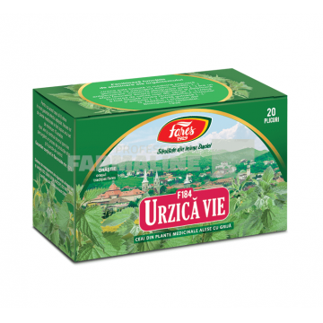 Fares Ceai de urzica vie 20 plicuri