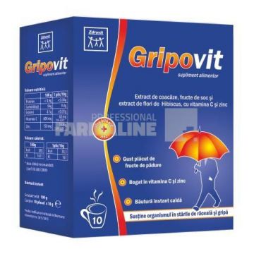 Gripovit 10 plicuri