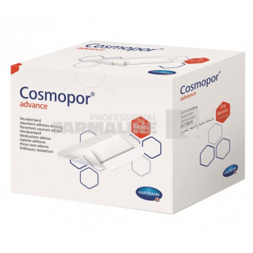 Hartmann Cosmopor Advance Plasture 20 cm x 10 cm 25 bucati
