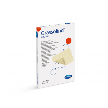 Hartmann Grassolind Comprese impregnate cu unguent 7,5 cm x 10 cm 10 bucati