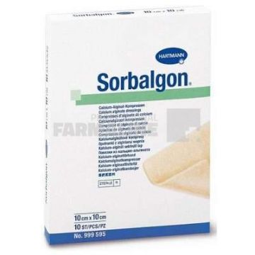 Hartmann Sorbalgon Pansament 10 cm x 10 cm 10 bucati