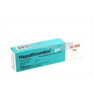 Hepathrombin Gel 50000 u.i 40 g