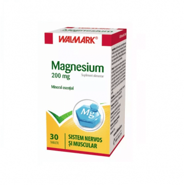 Magneziu 200 mg 30 tablete