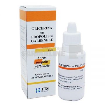 Tis Glicerina cu propolis si galbenele 25 ml