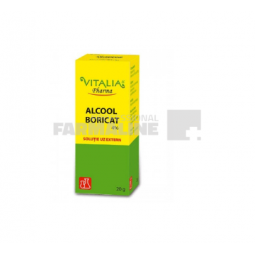 Vitalia Alcool Boricat 4% 20 g
