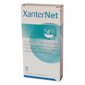 Xanternet Gel oftalmic steril 10 flacoane