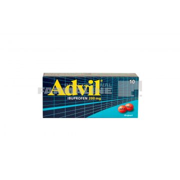 Advil 200 mg 10 drajeuri