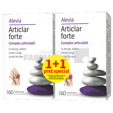 Alevia Articlar Forte 60 comprimate 1+1 Cadou