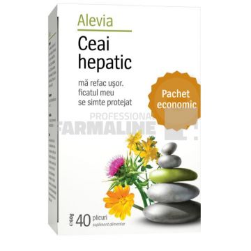 Alevia Ceai medicinal hepatic 40 plicuri