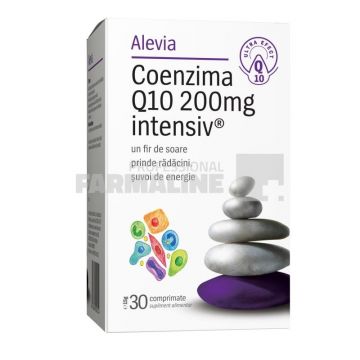 Alevia Coenzima Q10 200 mg intensiv  30 comprimate