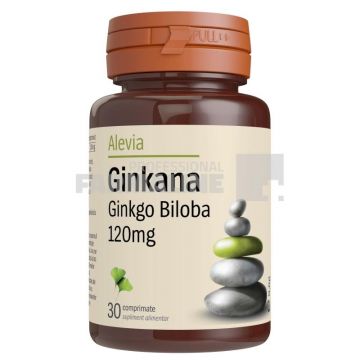 Alevia Ginkana Ginkgo Biloba 120 mg 30 comprimate