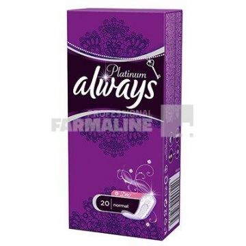 Always Platinum Liners Normal Absorbante zilnice Deo 20 bucati