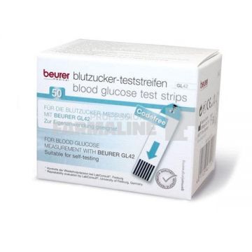 Beurer Teste pentru glucometrul GL 42 50 bucati