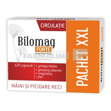 Bilomag Forte Circulatie 90 mg 120 capsule (90 + 30 Cadou)