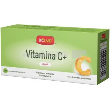 Bioland Vitamina C simpla 20 comprimate