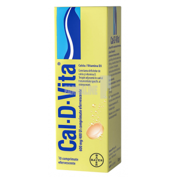 CAL-D-VITA 600 mg/400UI comprimate efervescente