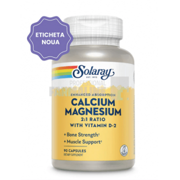 Calciu, Magneziu si Vitamina D 90 capsule