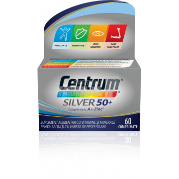 Centrum Silver 50+ de A la Zinc 60 comprimate