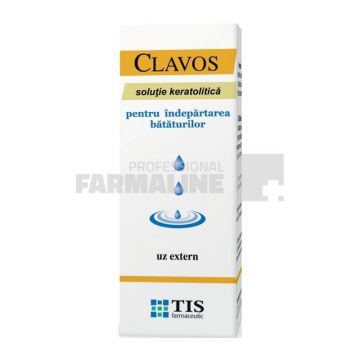 Clavos Solutie keratolitica pentru indepartarea bataturilor 10 ml