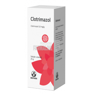 Clotrimazol Solutie cutanata 25 g