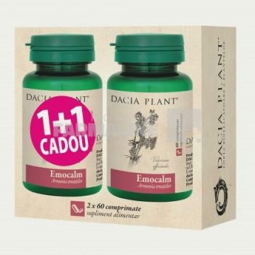 Dacia Plant Emocalm 60 comprimate 1 + 1 Cadou