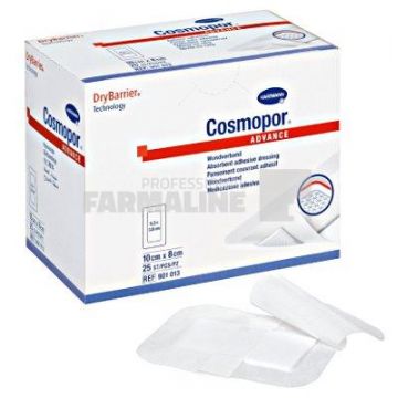 Hartmann Cosmopor Advance Plasture 10 cm x 8 cm 25 bucati