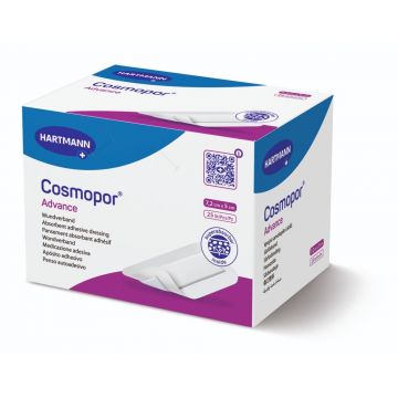 Hartmann Cosmopor Advance Plasture 7,2 cm x 5 cm 25 bucati