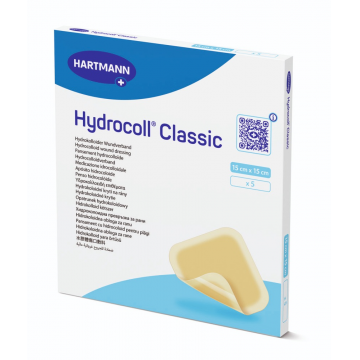 Hartmann Hydrocoll Pansament cu hidrocoloid 15 cm x 15 cm 5 bucati