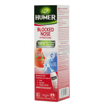 Humer Decongestionant nazal 100% Apa de Mare pentru adulti/copii 50 ml