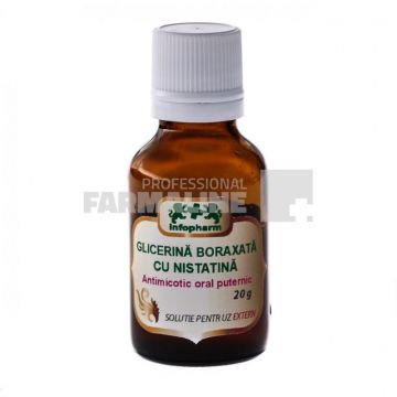 Infopharm Glicerina Boraxata cu Nistatina 20 g