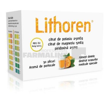 Lithoren aroma de portocale 30 plicuri