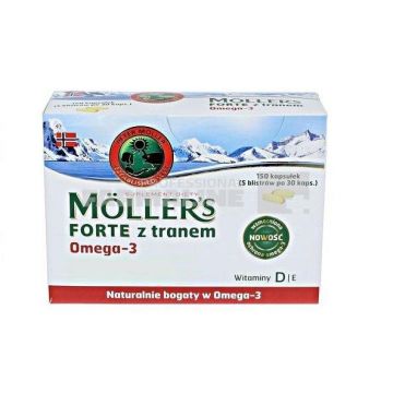 Moller's Forte cu Omega 3 150 capsule