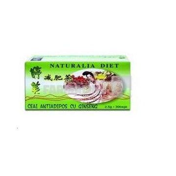 Naturalia Diet Ceai antiadipos cu Ginseng 30 plicuri