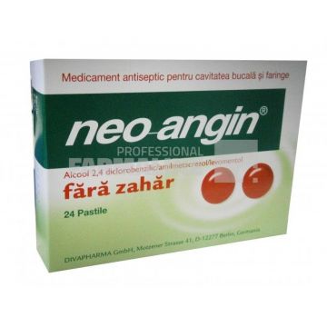 Neo Angin fara zahar 24 pastile