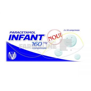 Paracetamol Infant 160 mg 20 comprimate