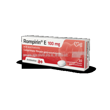 Rompirin E 100 mg 30 comprimate filmate gastorezistente