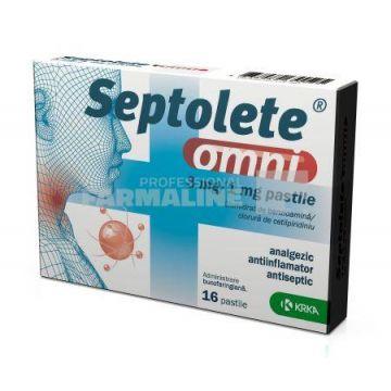 Septolete Omni 3 mg/1mg 16 pastile