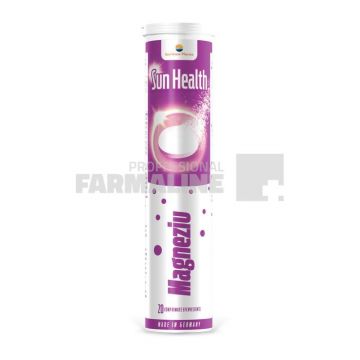 Sun Health Magneziu 20 comprimate efervescente