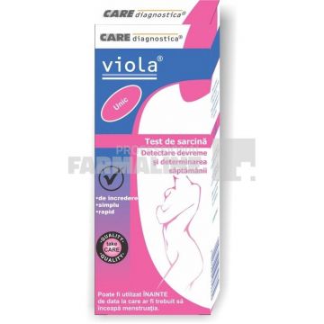 Viola Test sarcina detectare devreme si determinare saptamana