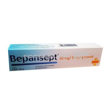 Bepansept 50 mg/5 mg/g Crema 30 g
