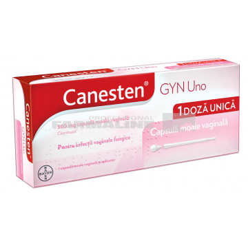 Canesten GYN Uno 500 mg capsula moale vaginala, Clotrimazol