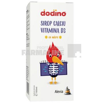 Dodino Sirop Calciu cu Vitamina D3 si miere 150 ml