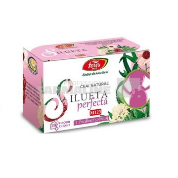 Fares Ceai Silueta Perfecta 1 Purificare si Drenaj 20 plicuri