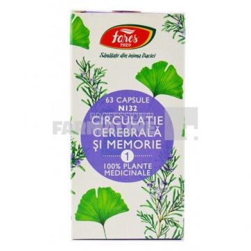 Circulatie cerebrala si memorie 1 N132, 63 capsule