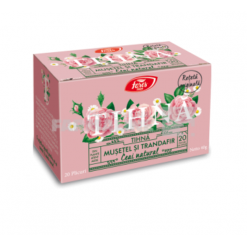 Fares Tihna Ceai Musetel si Trandafir 20 plicuri